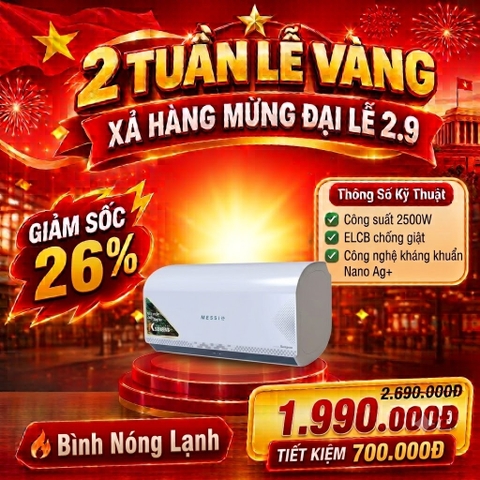 Bình nóng lạnh gián tiếp Kangaroo 30L Messi KG76A3