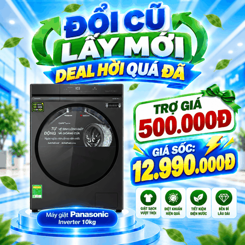 Máy giặt Panasonic Inverter 11 Kg NA-22VDR1BVT
