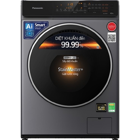 Máy giặt lồng ngang Panasonic Inverter 10Kg NA-V10FC1LVT