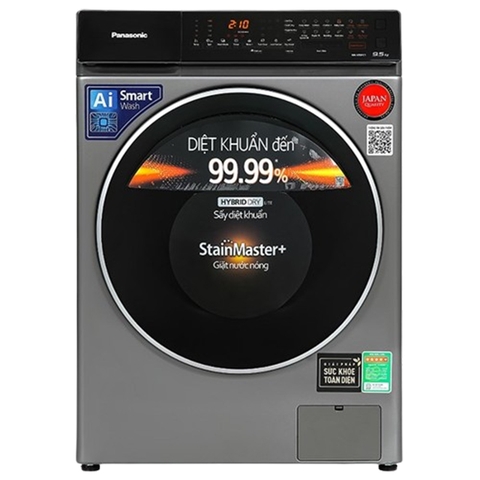 Máy giặt sấy Panasonic Inverter 9.5 Kg NA-V95FC1LVT