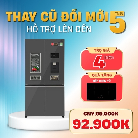 Tủ lạnh Panasonic Inverter 621 lít PRIME+ Edition Multi Door NR-XY680YMMV