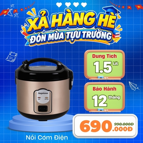 Nồi cơm điện Nagakawa NRC3811