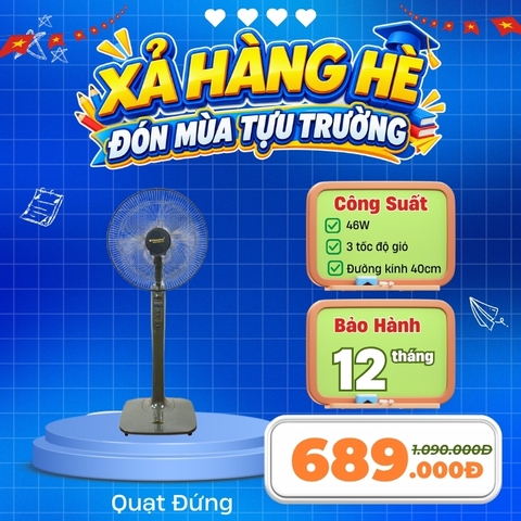 Quạt đứng Vinawind QD400MS
