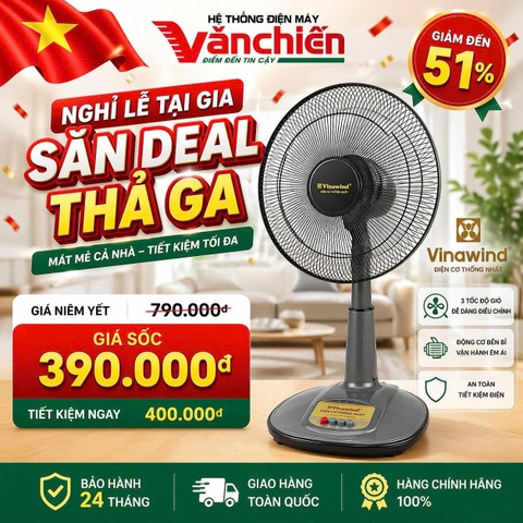 Quạt đứng Vina Wind QDM400-DK