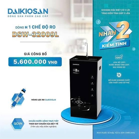 Máy lọc nước Daikiosan H-plus DSW-32009L