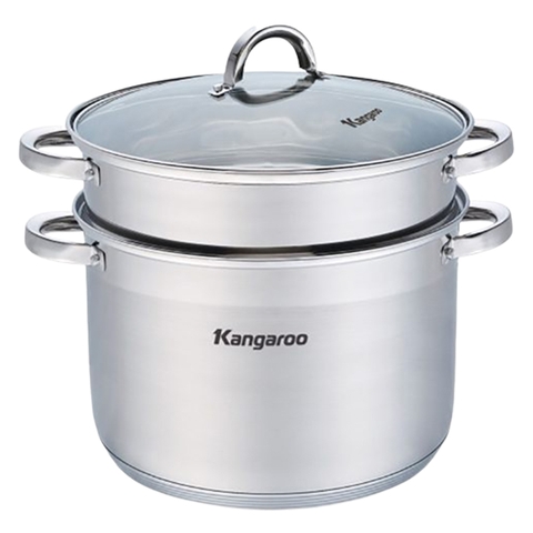 Bộ nồi xửng cao cấp 5 lớp Kangaroo KGCP28C1S
