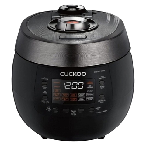 Nồi cơm điện tử áp suất Cuckoo 1.8 lít CRP-RT1008F/BKTSVNCV
