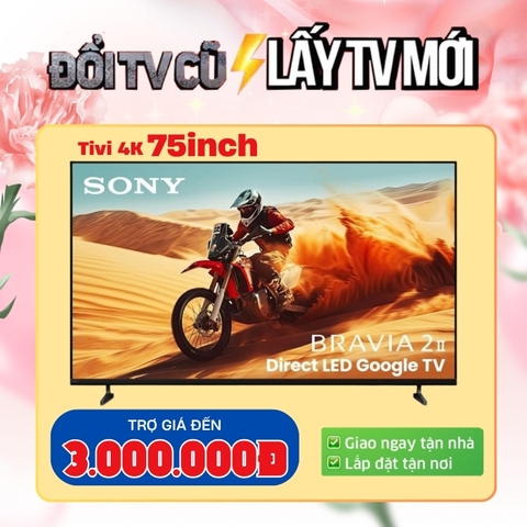 Google Tivi Sony 4K 75 inch K-75S25VM2