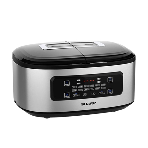 Nồi cơm điện tử 2 ngăn Sharp 1.8 lít KN-TC50VN SL
