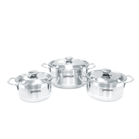 Bộ nồi inox 1 đáy Goldsun GPS1710