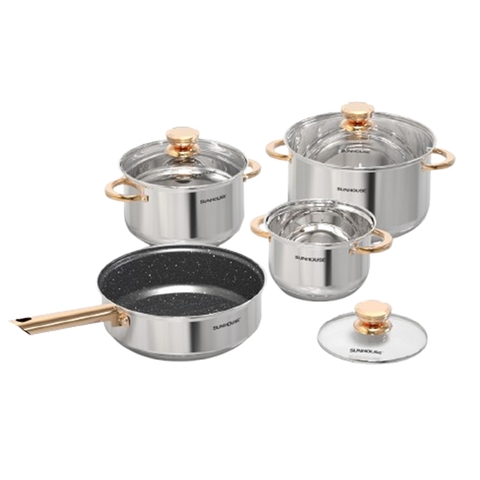 Bộ nồi inox 5 đáy Sunhouse SHG789