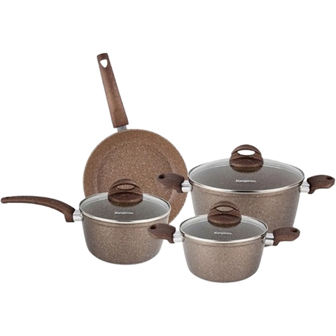 Bộ nồi chảo nhôm Kangaroo KG992M