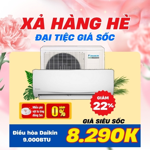 Điều hòa Daikin 9000BTU FTF25XAV1V/RF25XAV1V