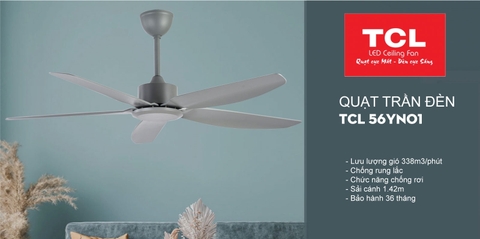 Quạt trần đèn TCL 5 cánh 56-YN01