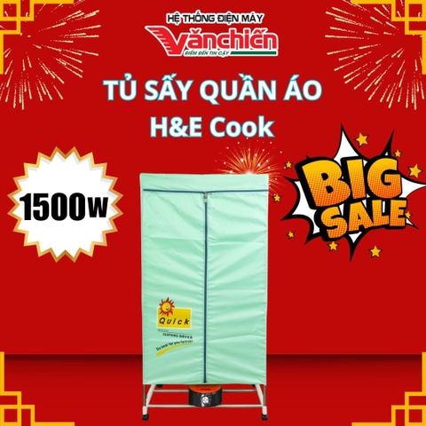 Tủ Sấy Quần Áo Hình Chữ Nhật H&E HE01