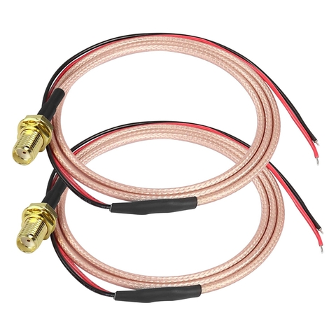 Cáp SMA bấm sẵn 1 đầu cái lắp Bảng điều khiển Terminal block - SMA female cable with one end pre-crimped