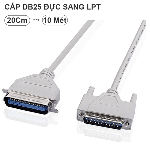 LPT Parallel Printer 25 Pin DB-25 Male to CN36 36 Pin Female Cable IEEE1284