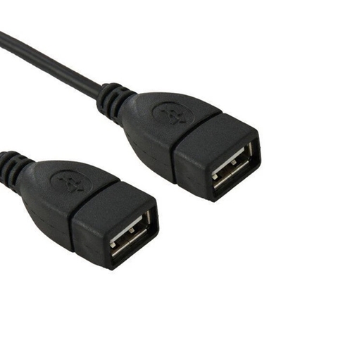 10 Pin Motherboard Female Header to Dual USB 2.0 Female Adapter Cable