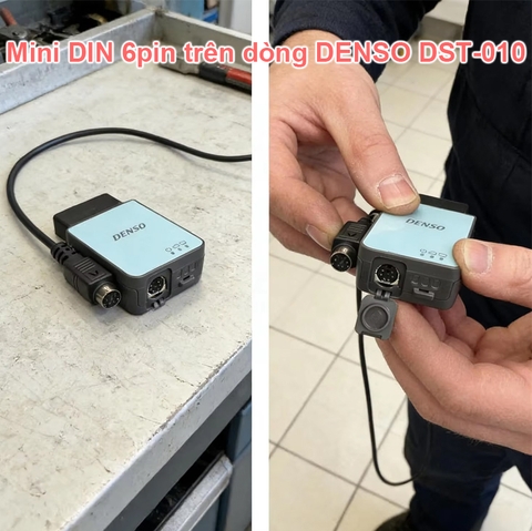 Dây USB sang mini 6pin cắm Máy tính đến Bộ chuẩn đoán DENSO DST-010 - USB to Mini Din 6-pin cable, DENSO replacement accessory, part number 95171-1378