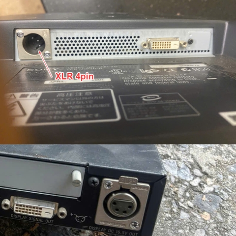 Dây nguồn cho Sony MEU-WX2 Multiformat Engine Unit - XLR 4pin power cable