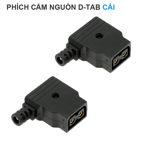 Jack nguồn D-Tap cho máy ảnh DSLR và V-mount Anton - Dtap 2 Pin Male Connector for V-mount Battery Power Cable