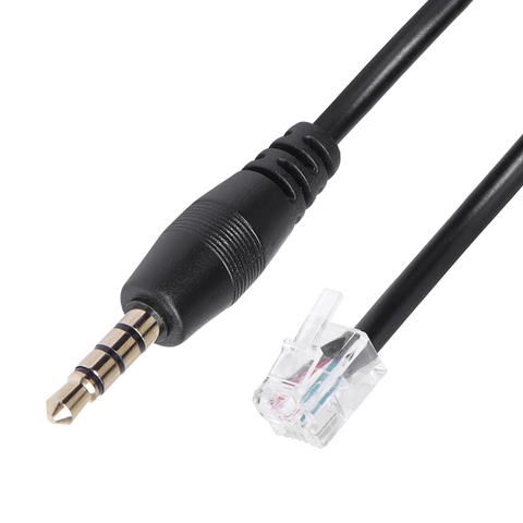 Cáp tai nghe headset IP phone Cisco 7942G - 7945G  - 7961G - 7962G - 7965G - RJ9 to 3.5mm Audio Jack Cisco Telephone Cable