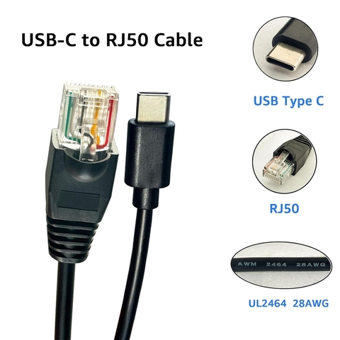 USB C sang cổng mạng RJ50 10P10C cho bộ lưu điện tương thích với APC UPS PowerChute và TrueNAS