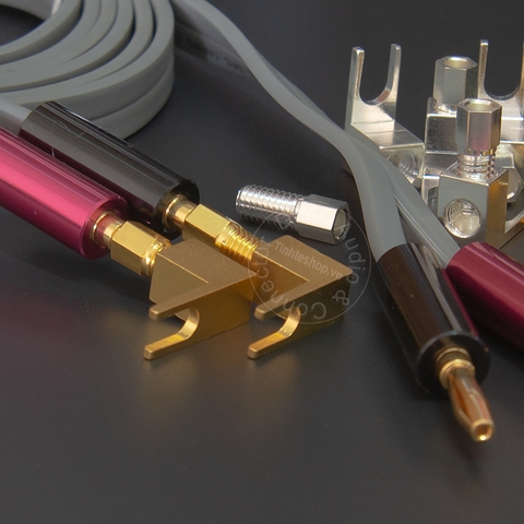 Jack chuyển bắp chuối sang càng cua cho Loa Âm ly 4 chiếc nhân đồng mạ vàng