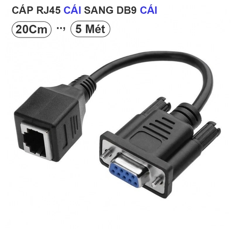 Convenient DB9 to RJ45 Converter Cable for Ethernets Connection Wide Application