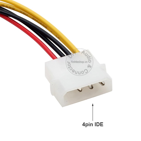 Dây nguồn 4pin sang 6pin PCIe - Molex IDE 4 pin sang 6 pin VGA