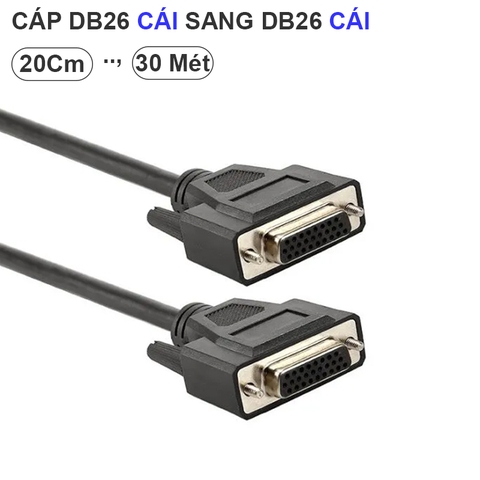 Cáp HDB26 cái sang cái tùy chỉnh kích thước từ 20Cm đến 40 mét