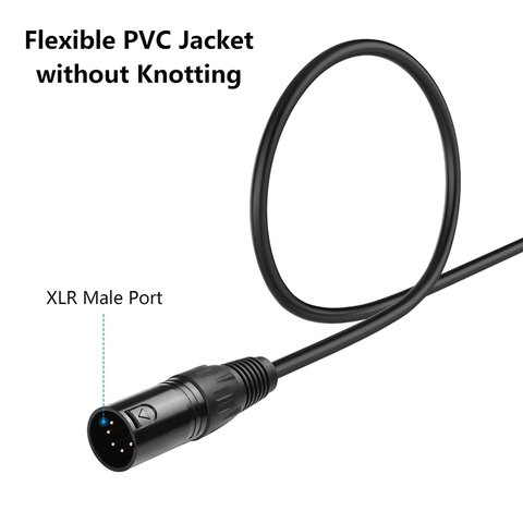Cáp DMX XLR 5pin sang RJ45 - RJ45 Ethernet to 5-PIN XLR Conversion Cable
