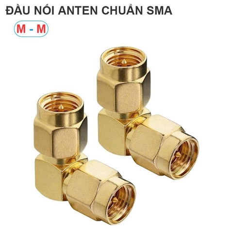 Jack chuyển đổi 90 độ SMA đực sang SMA đực - Jack 90-degree SMA male to SMA male adapter