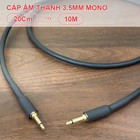 Dây 3.5 ly mono 2 đầu đực - TNP 3.5mm Mono Cable - 12V Trigger Cable, IR Infrared Sensor Receiver Extension Extender, 3.5 mm 1/8" TS Monaural Mini Mono Audio Plug Jack Connector Male to Male Wire Cord