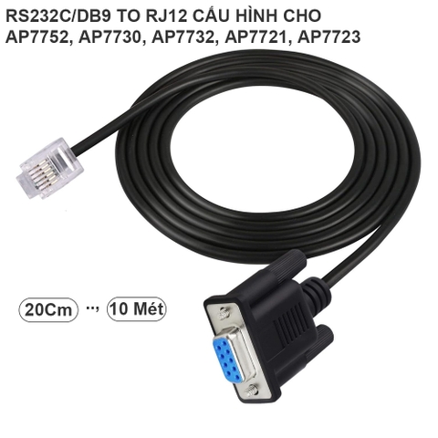 RS232C to RJ12 cable configuration for APC AP7752 AP7730 AP7732 AP7721 AP7723