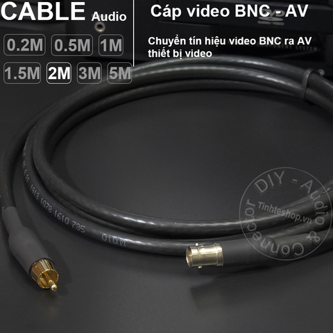 Cáp BNC ra AV DIY 0.2M đến 5M - BNC female to AV male cable