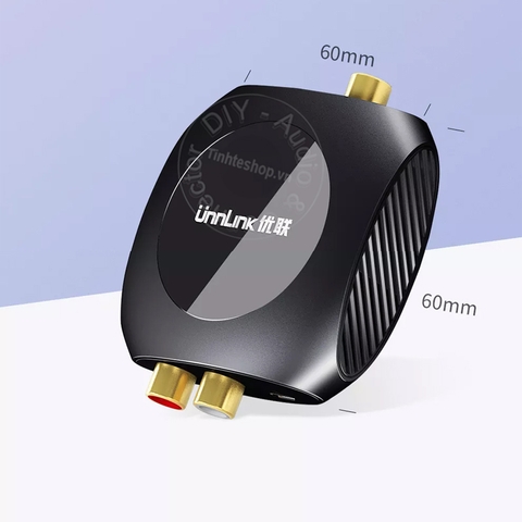 Bộ chuyền âm thanh AV sang quang coaxial cho loa Soundbar - Analog to digital