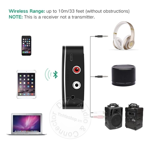 Bộ nhận bluetooth cho Âm ly Loa V5.0 Ugreen CM123 30445 - Bluetooth receiver Ugreen