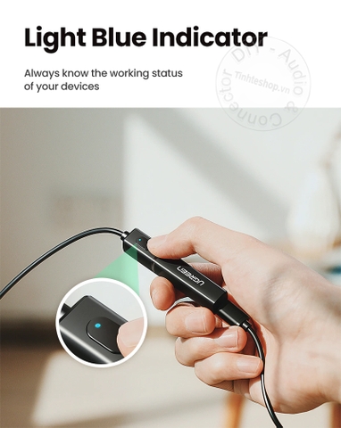 Thiết bị phát bluetooth 5.0 aptX Ugreen CM107 40761 - Bluetooth transmitter