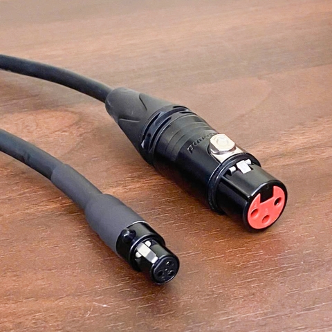 Cáp XLR đầu to sang XLR đầu nhỏ chuyển âm thanh cho Soundcard DAC AMP Camera