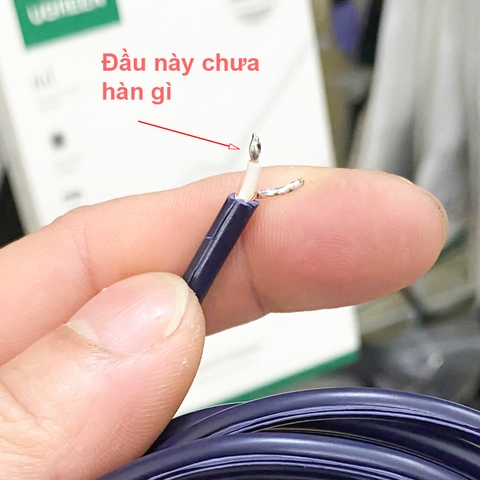 Dây 2.5mm mono hàn sẵn 1 đầu - 2.5mm single-pole audio cable