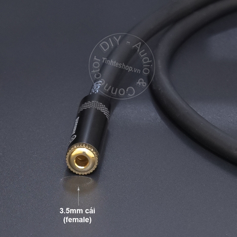 Dây DIN 5 chân sang 3.5mm cái chuyển âm thanh từ Âm ly Châu Âu sang Tai nghe Loa
