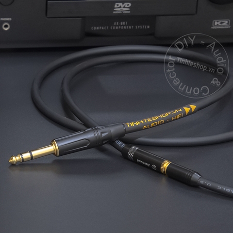 Dây 3.5 ra 6.5 stereo DIY 0.2M đến 3M - Cáp 6.5mm đực ra 3.5mm cái