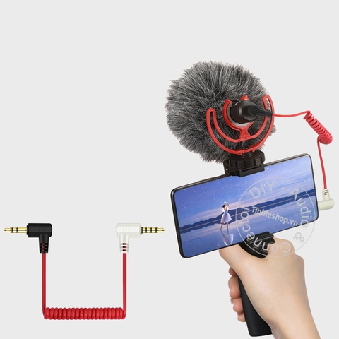 Cáp 3.5mm 3 nấc sang 4 nấc cho micro RODE SC7 Smartphone Laptop Camera - 3.5mm 3-pole to 4-pole microphone cable