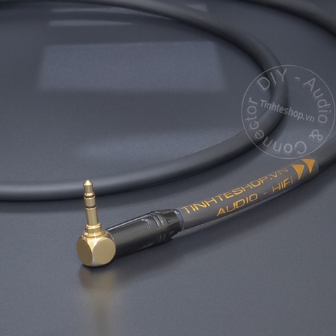 Cáp chuyển 3.5 ra 6.5 DIY 0.5 đến 10 mét - 3.5mm to 6.35mm TRS cable