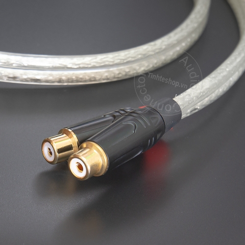 Dây cáp chia AV 1 ra 2 DIY 0.2M đến 5M - RCA female to 2 RCA female cable
