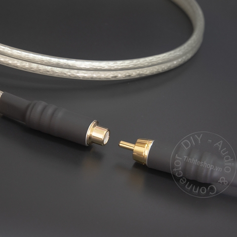 Cáp chia hoa sen AV cái sang 2 đực DIY 0.2M đến 5M - RCA female to 2 RCA male cable