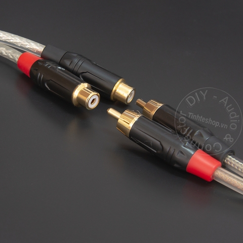 Dây cáp chia AV 1 ra 2 DIY 0.2M đến 5M - RCA female to 2 RCA female cable
