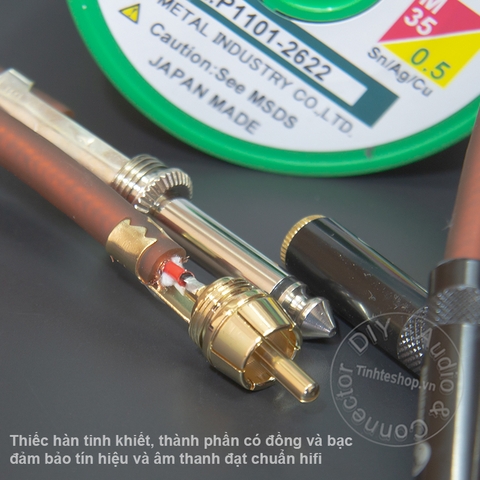 Cáp 6.5 ra hoa sen 2 sợi DIY 0.5 mét đến 5 mét - 6.35mm to RCA cable