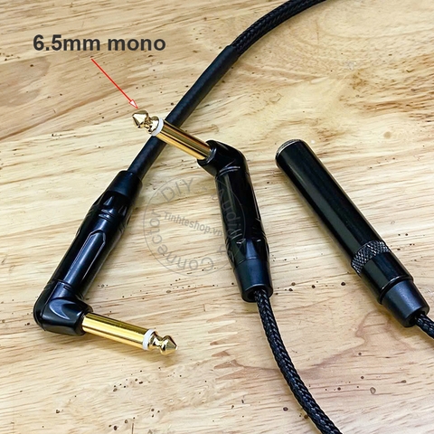 Cáp 6 ly chia 1 đầu đực 1 đầu cái - 6.5 audio cable split 1 male to 1 female 1 male